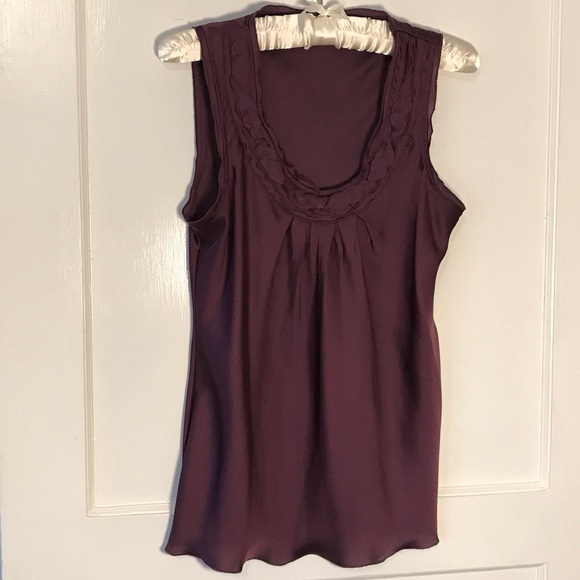 Ann Taylor Tops - Ann Taylor Plum Sleeveless Tank Top